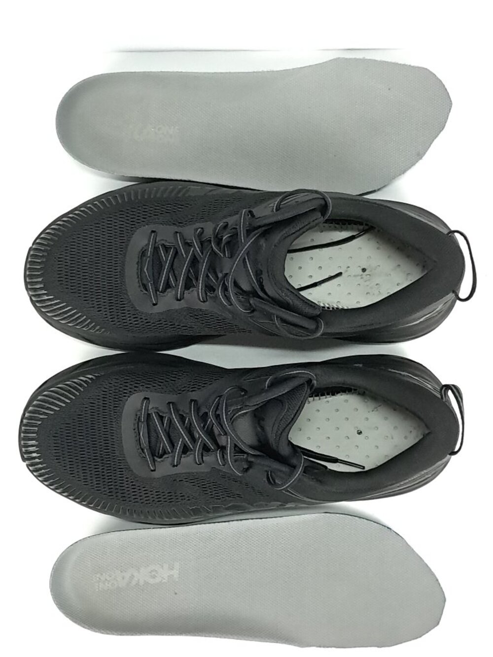 Hoka One One Bondi 7 Shoes Men 12 4E X-WIDE Black Athletic Sneakers 1117033 BBLC - Picture 9 of 14